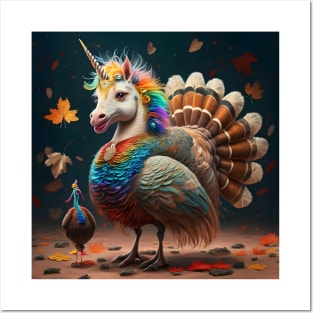 Unicorns Crashing Thanksgiving!!! Posters and Art